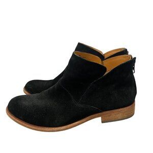 Kork Ease Ryder boots booties black suede women’s 8M neutral comfort insoles K53